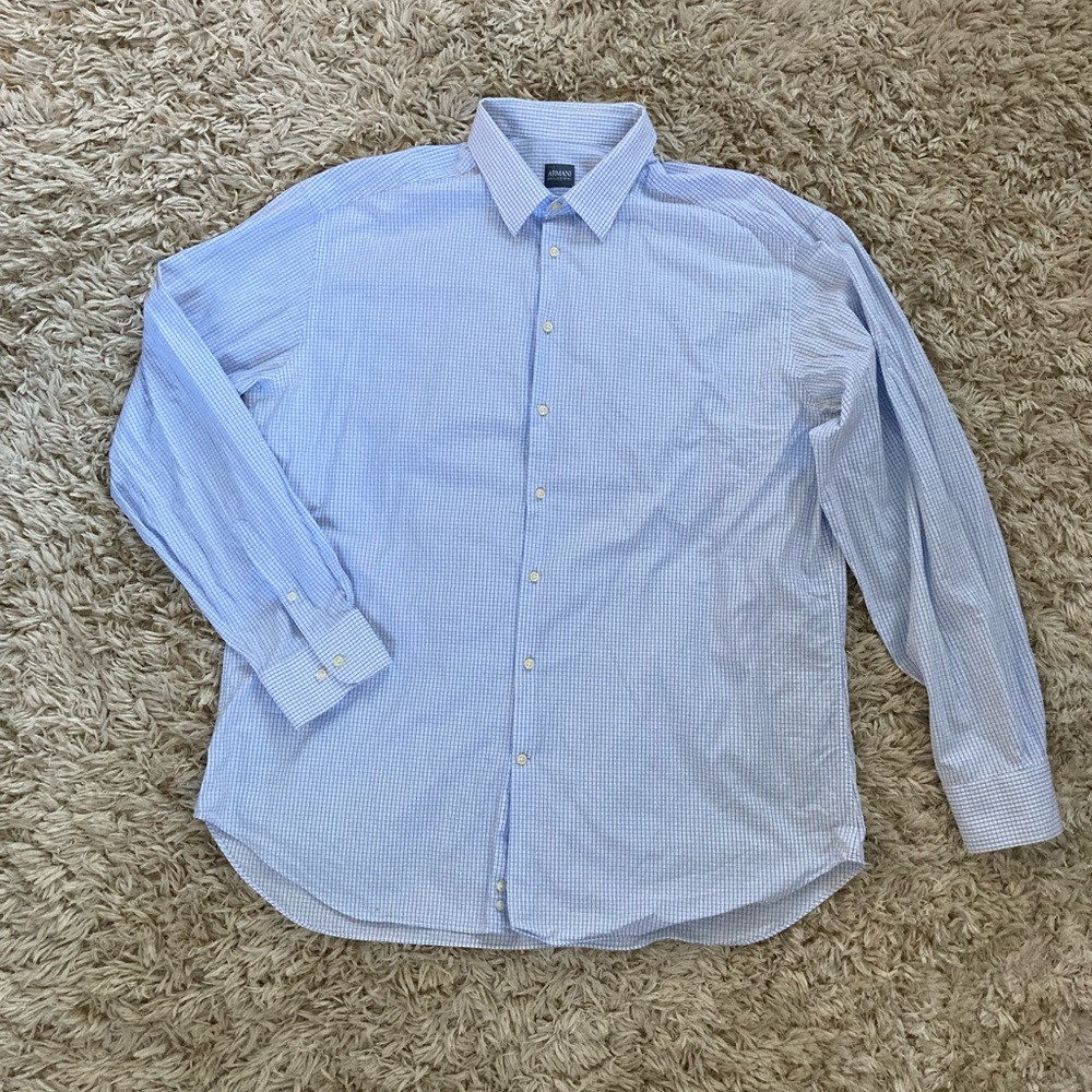 ✨3 for $18 ✨ Armani Collezioni Men’s Button Up Long Sleeve Shirt